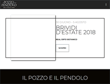 Tablet Screenshot of ilpozzoeilpendolo.it
